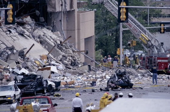 Aftermath of Oklahoma City Bombing