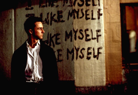Edward Norton in "Fight Club" 1999.