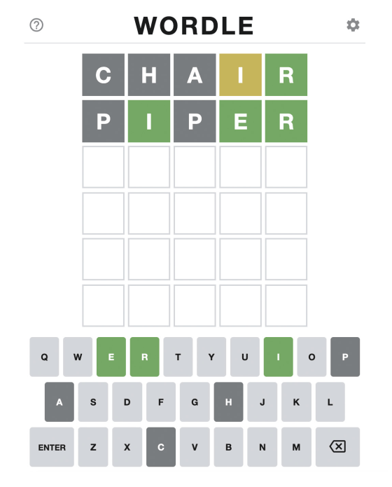 Here's an NYT article about a similar daily word game called Wordle that's  recently blown up. I played it today and think folks in this sub might  enjoy it as well. 
