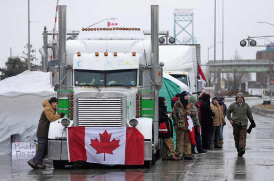 Trucker protests in Canada starts to hurt food supply for independent ...
