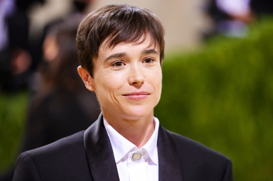 Elliot Page at the 2021 Met Gala