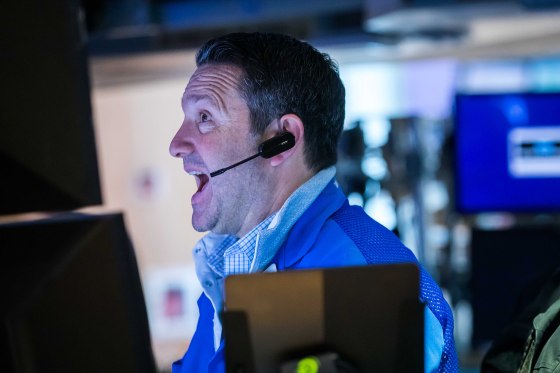 A trader works at the New York Stock Exchange in 2022.