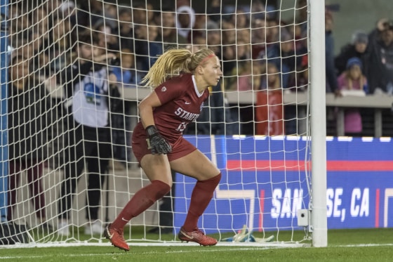 Stanford goalkeeper Katie Meyer