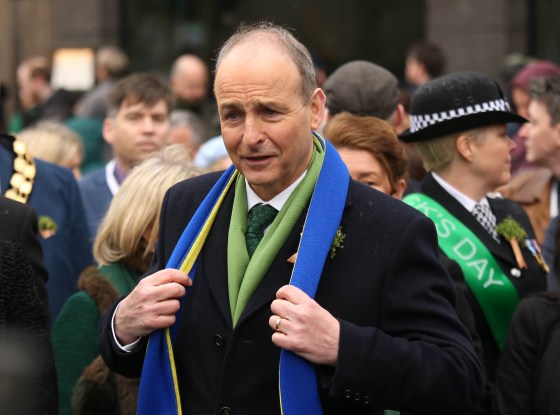 Image: Taoiseach Michael Martin, visit to UK