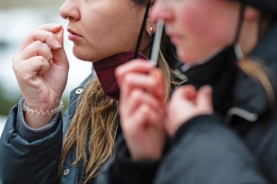 Image: PCR Coronavirus Testing Site As U.S. Surpasses One Million Cases