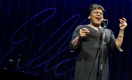 Tina Fabrique stars as Ella Fitzgerald in the musical "Ella" on Feb. 15, 2009, at Laguna Playhouse in Laguna Beach, Calif.