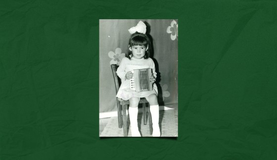 Sasha Vasilyuk as a young child in USSR.