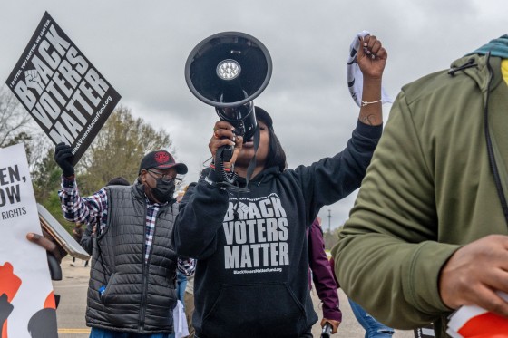 Image: Black Voters Matter Group Gathers In Selma For March To Montgomery