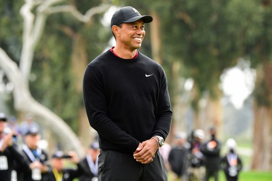 Tiger Woods arrives at Masters, but it 'will be a game-time decision' if he  competes