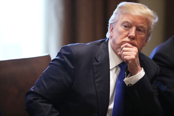 Then-President Donald Trump