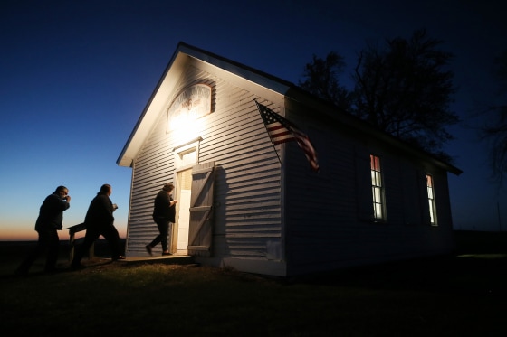 Across The U.S. Voters Flock To The Polls On Election Day