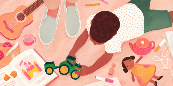 When Jay Deitcher's son entered toddlerhood, he developed a fascination with toys the author had deemed too masculine, like tractors.