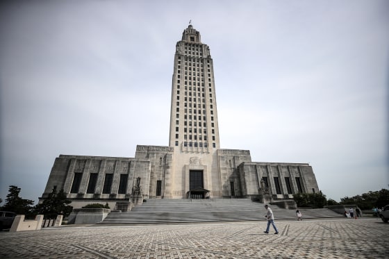 The Louisiana State Capitol on April 17, 2020 in Baton Rouge.