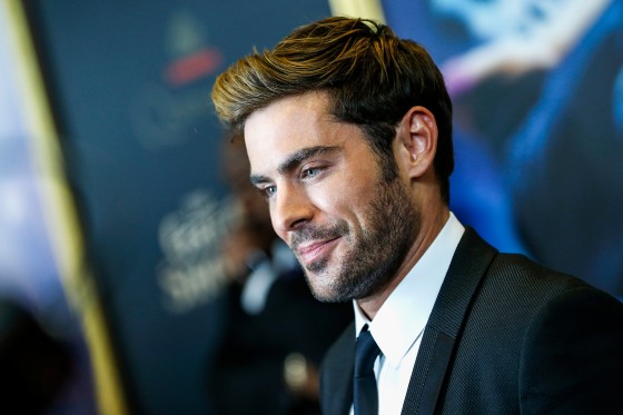 Zac Efron attends the world premiere of "The Greatest Showman" on Dec. 8, 2017, in Brooklyn, N.Y.