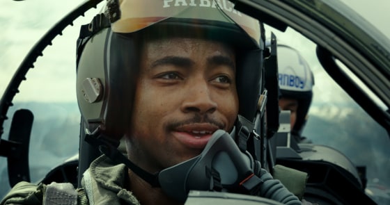 Jay Ellis in "Top Gun: Maverick."