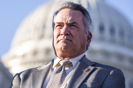 Rep. Jody Hice, R-Ga,, attends a news conference at the Capitol on Feb. 28, 2022.