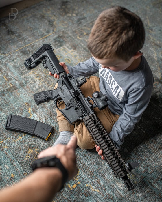 Manufacturer of Rifle Used in Texas Elementary School Shooting Draws Outrage for Ads Featuring Children with Guns