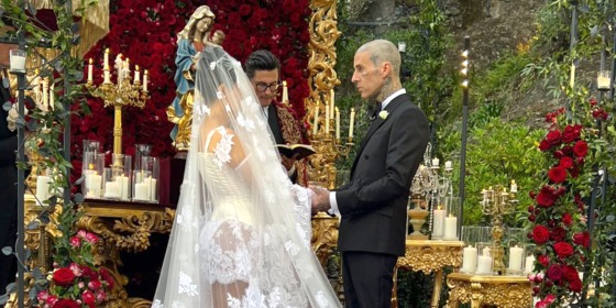 Why Kourtney Kardashian’s Veil Featured a Depiction of the Virgin Mary