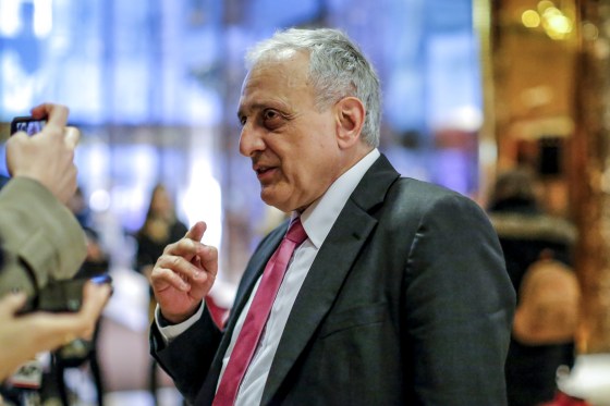American businessman Carl Paladino at Trump Tower on Dec. 5, 2016 in New York.