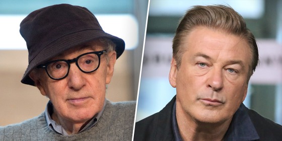 Woody Allen and Alec Baldwin.
