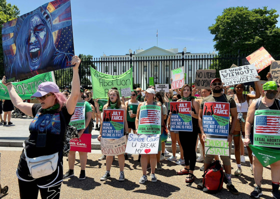 Abortion rights demonstrators