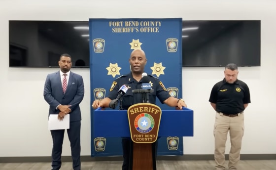 Sheriff Eric Fagan speaks during a press conference