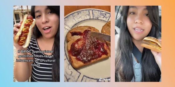 Daniela Rabalais is parodying the cultural appropriation of food with her videos, calling things like "hotdogs" "sausage tacos."