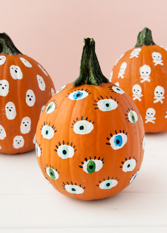 56 Easy No Carve Pumpkin Decorating Ideas