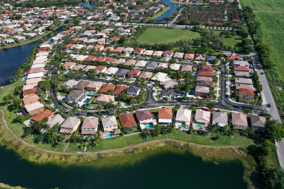 Single family homes in Miami on May 10, 2022.
