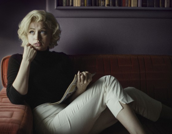  Ana de Armas as Marilyn Monroe.