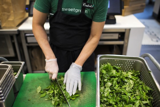 Inside A Sweetgreen Inc. Restaurant As Chain Expands