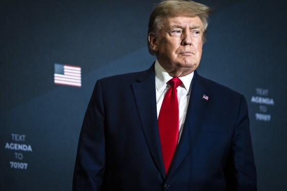 Former President Donald Trump addresses the America First Policy Institute's America First Agenda Summit at the Marriott Marquis on July 26, 2022, in Washington.