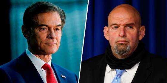 Image: Dr. Mehmet Oz and John Fetterman
