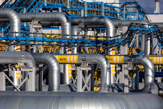 A Gazprom facility in Sakha Republic, Russia, on Oct. 11, 2021.