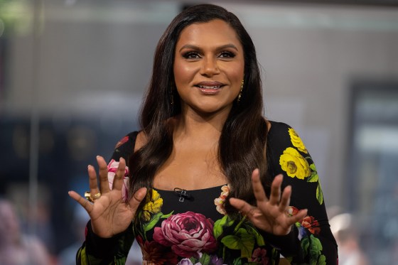 Image: Mindy Kaling on the TODAY Show on Aug. 9, 2022.
