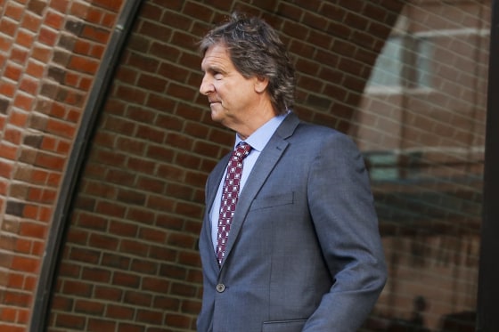 Jovan Vavic departs the John Joseph Moakley United States Courthouse in Boston on March 25, 2019.