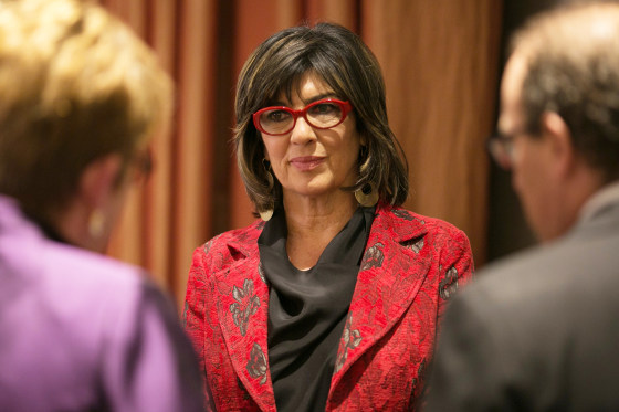 Journalists Christiane Amanpour