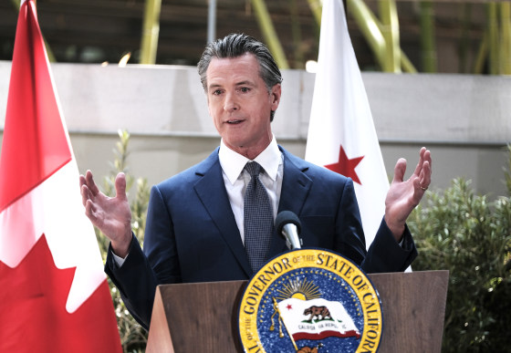 California Governor Gavin Newsom