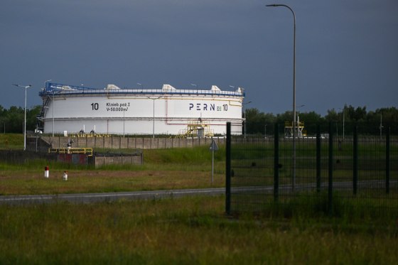 Pern Crude Oil Refinery In Gdansk Poland