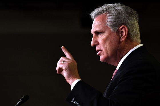 Minority leader of the House of Representatives, Kevin McCarthy.