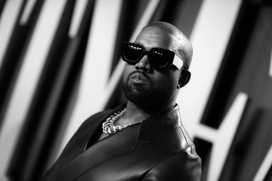 Kanye West at the 2020 Vanity Fair Oscar Party in Beverly Hills.