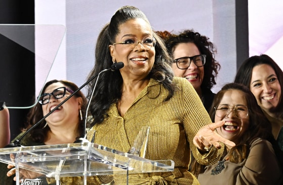 Oprah Winfrey speaks at Variety's Power of Women