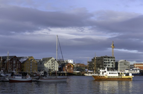 View of Tromso harbor
