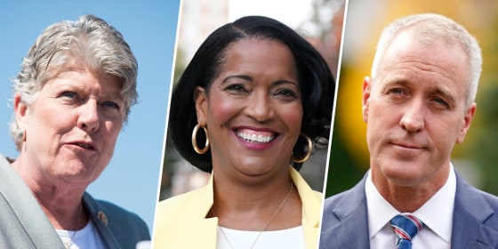 Reps. Julia Brownley, D-Calif., Jahana Hayes, D-Conn., and Sean Patrick Maloney, D-N.Y.
