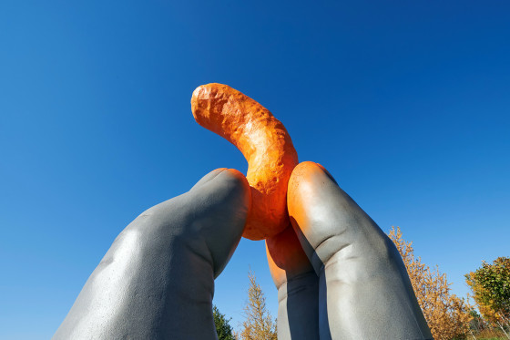 Cheetos Statue