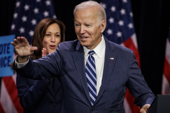 Joe Biden at an event hosted by the Democratic National Party in Washington, on Nov. 10, 2022. 