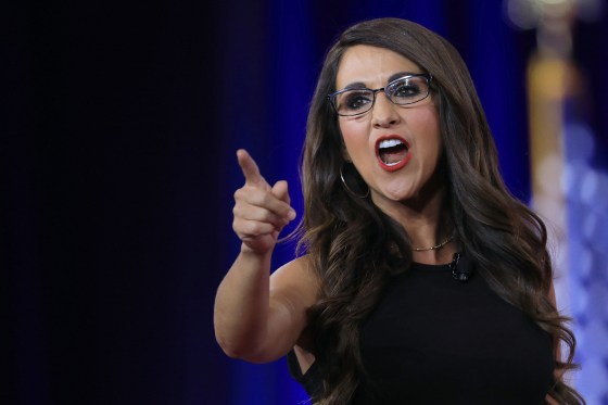 Rep. Lauren Boebert speaks during the Conservative Political Action Conference