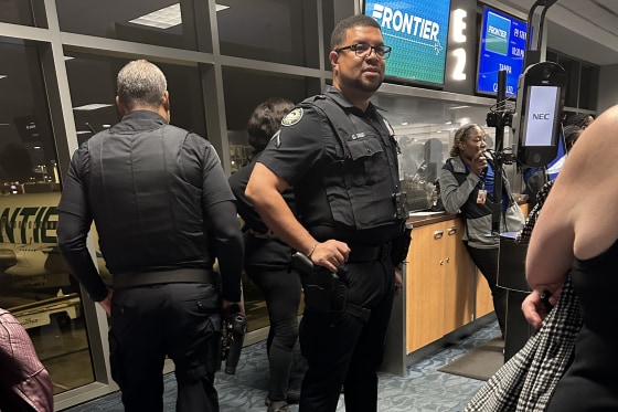Authorities arrest a Frontier Airlines passenger with a box cutter in Atlanta