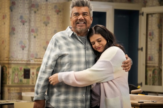 George and Mayan Lopez in NBC's "Lopez vs. Lopez."