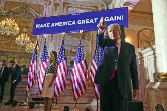Donald Trump at Mar-a-Lago in Palm Beach, Florida